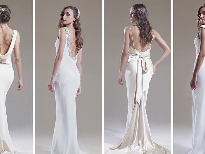 Bringing sexy back: the low back wedding dress - Sabina Motasem