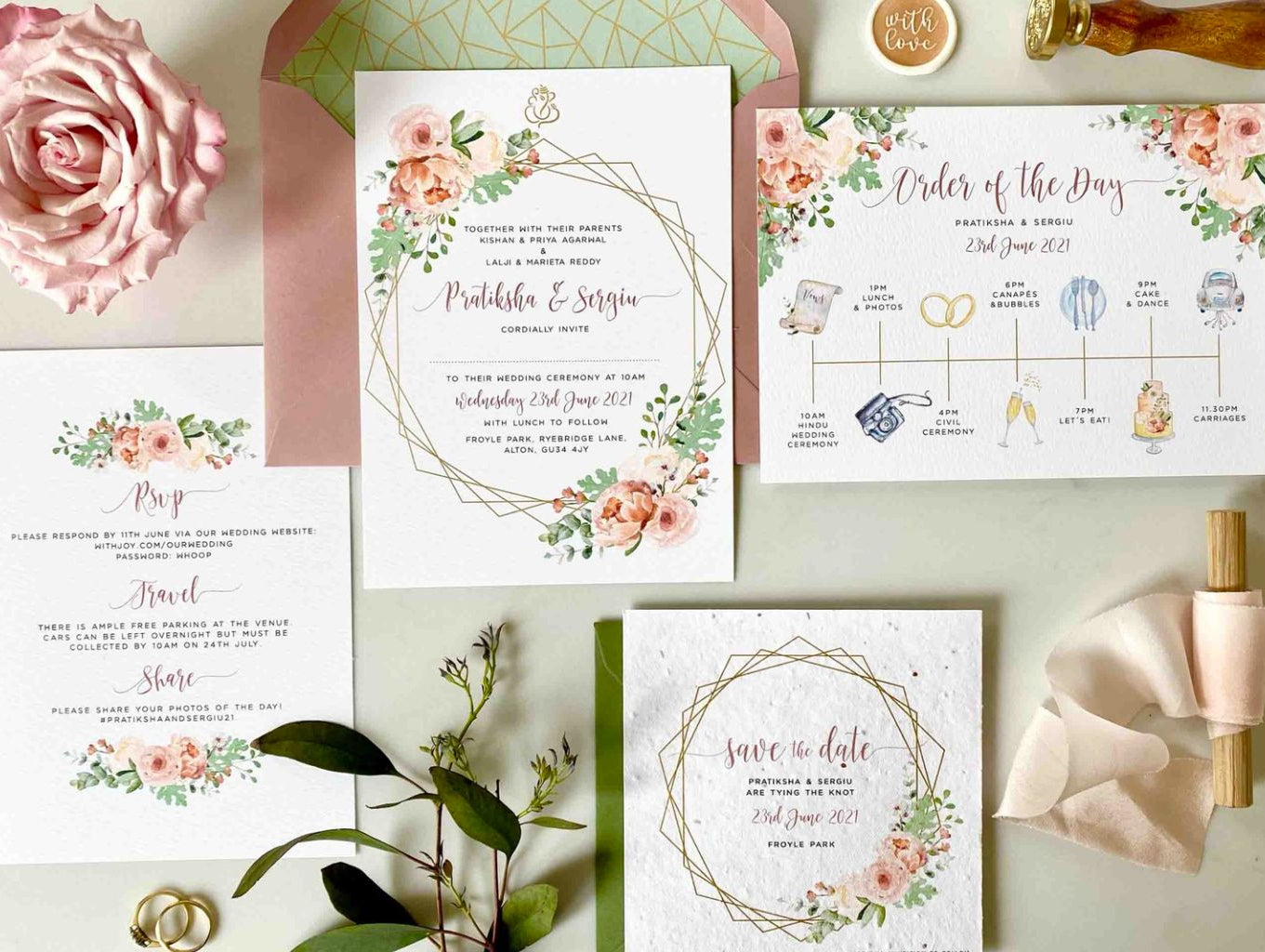 Eco-Friendly Wedding Invitations for the Environmentally Conscious Bride - Sabina Motasem