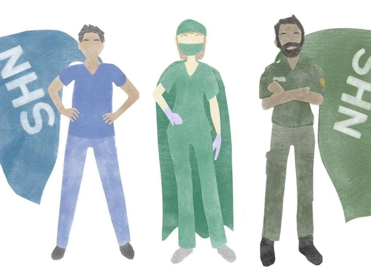 Making scrubs for the NHS - Sabina Motasem