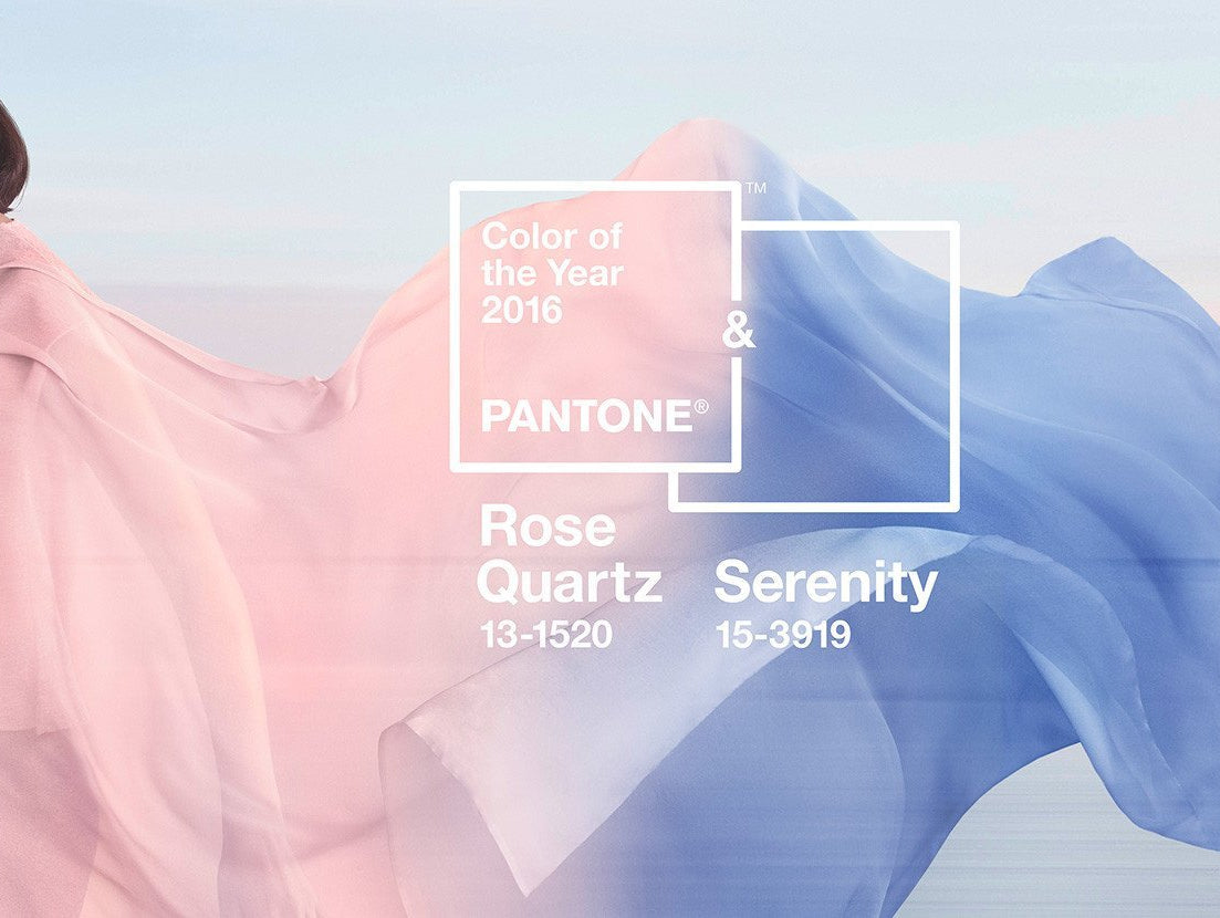 Pantone colour of the year: Rose Quartz and Serenity - Sabina Motasem