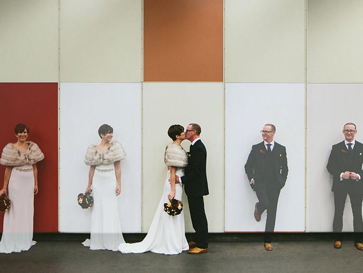 Real bride: Emma and Rod's chic navy and gold inspired London wedding - Sabina Motasem