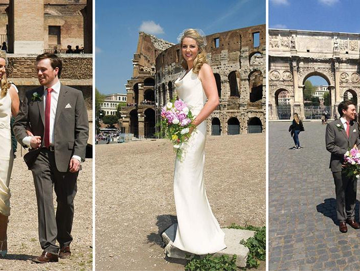 Real bride interview - Sinead & Piarasj Rome wedding - Sabina Motasem