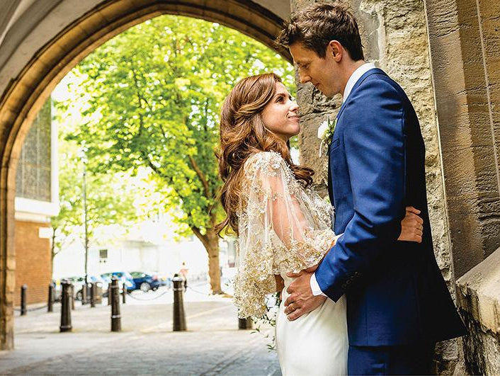 Real bride interview - Stephanie & Doug London wedding - Sabina Motasem