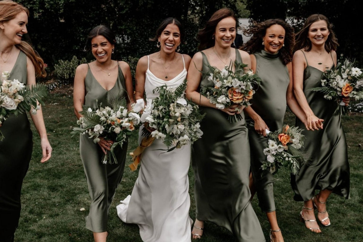 blogshop bridesmaid dresses Slinky and romantic – Sabina Motasem multi wrap dress styles