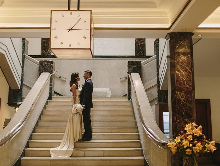 The Town Hall Hotel - perfect art deco opulence for your wedding day - Sabina Motasem