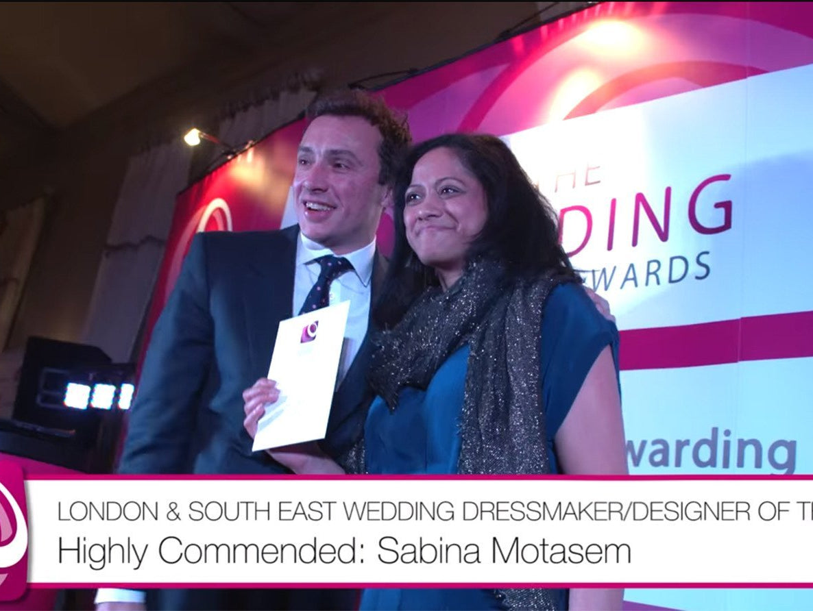 Video: Sabina Motasem accepts 'Highly Commended' award for London and the South East - Sabina Motasem