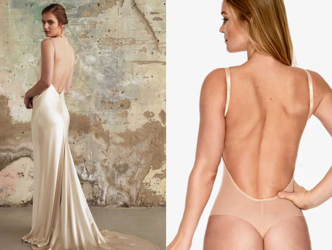 Wedding dress dilemmas: What’s the best underwear for a backless wedding dress? - Sabina Motasem