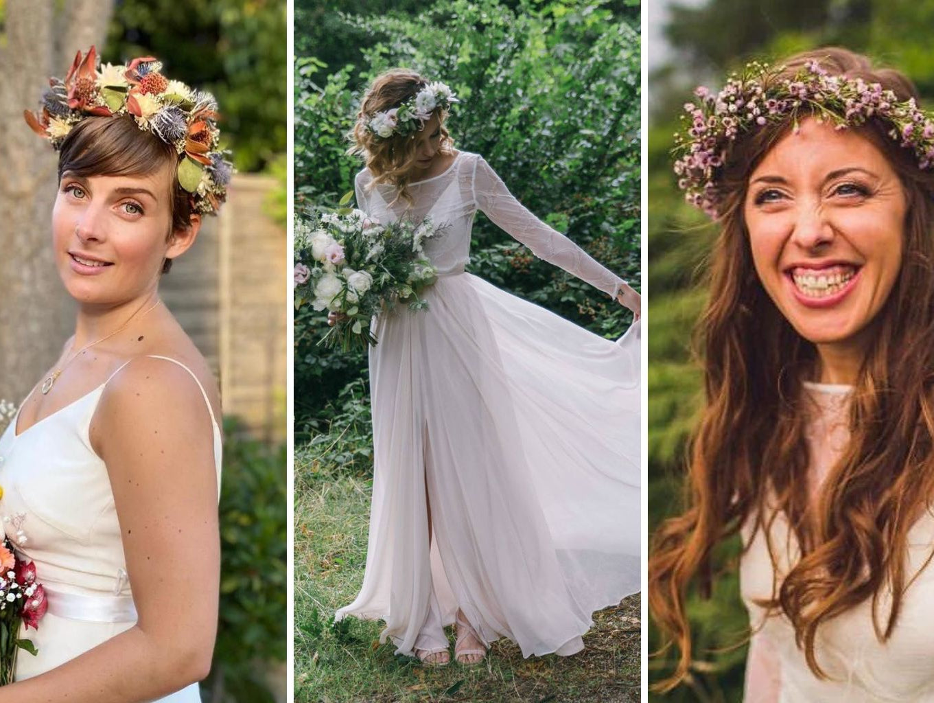 Wedding hair flowers: Big day floral hair accessories - Sabina Motasem
