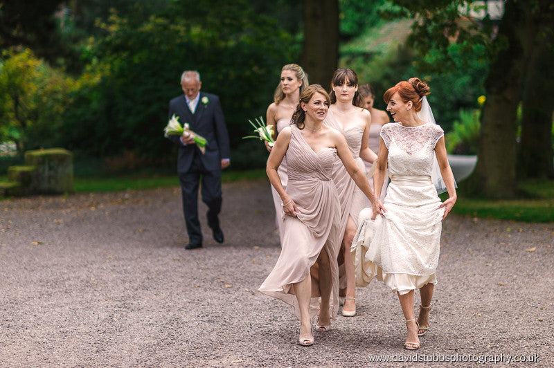 Emma real bride in Elsa dress