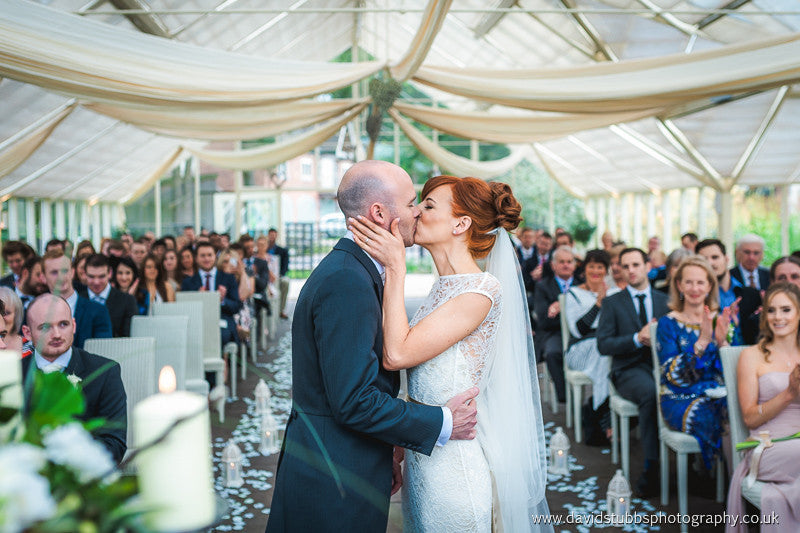 Emma real bride in Elsa dress