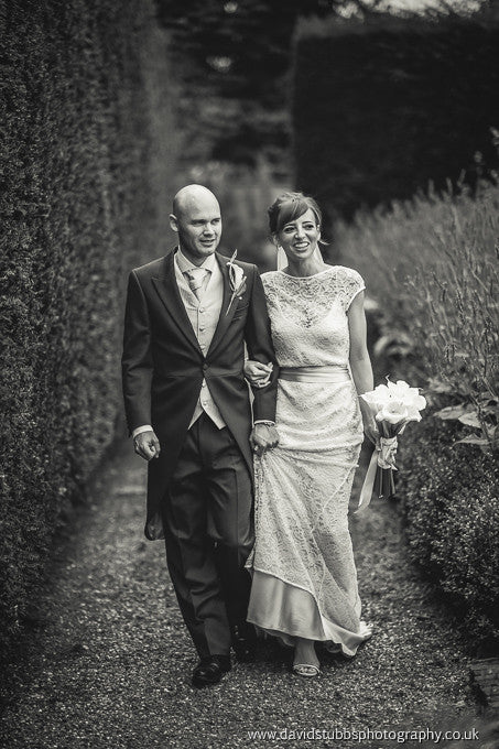 Emma real bride in Elsa dress