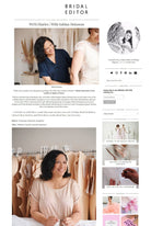 Bridal Editor - WFH Diaries | with Sabina Motasem - Sabina Motasem