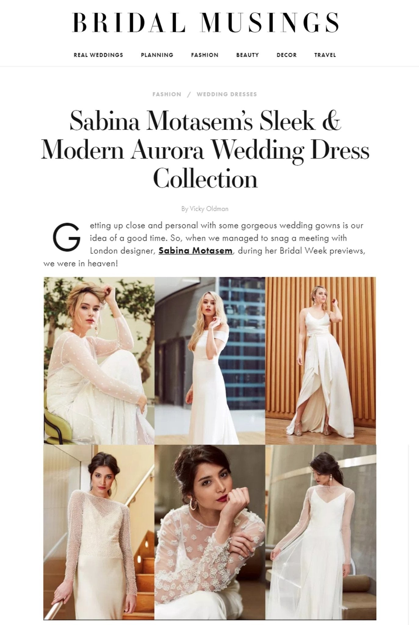 Bridal Musings - Sabina Motasem