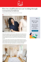 How two small businesses are working through coronavirus lockdown... - Sabina Motasem