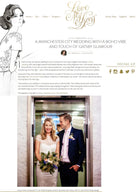 Love My Dress: A manchester city wedding with a boho vibe and touch of gatsby glamour - Sabina Motasem