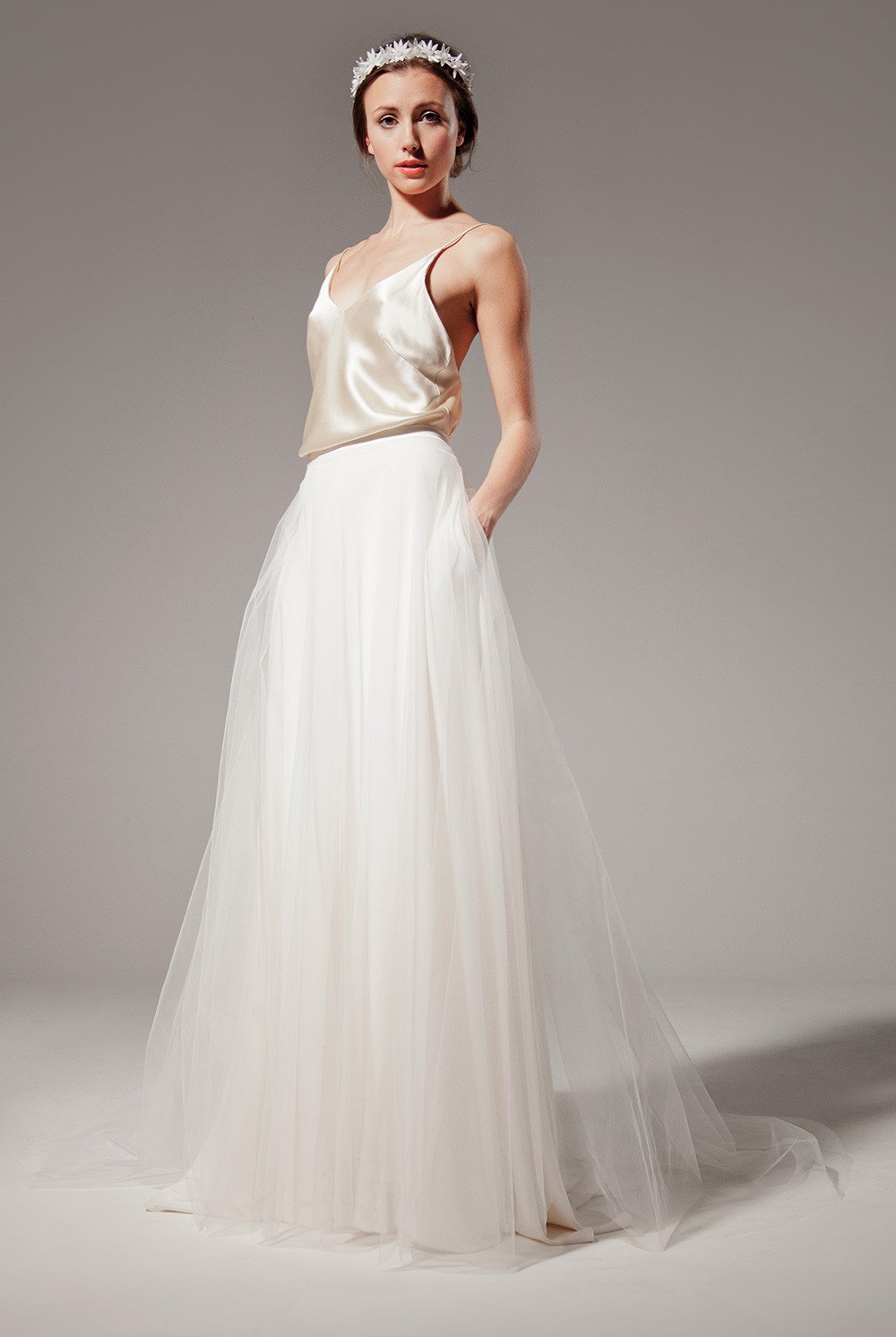 Lucille tulle skirt with Elsa cami - Sabina Motasem