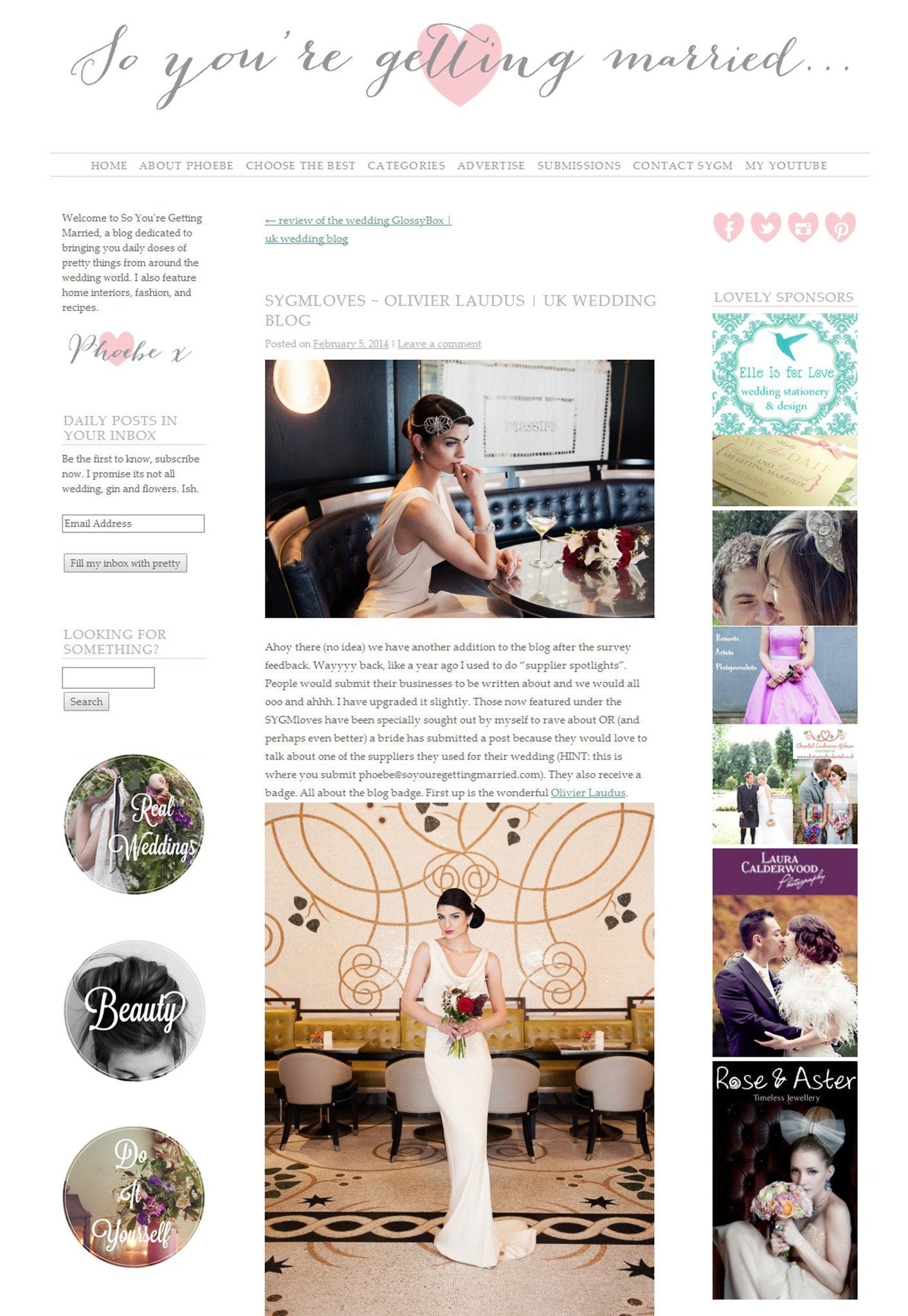 So you're getting married blog - Sabina Motasem