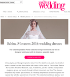 You & Your Wedding - Sabina Motasem