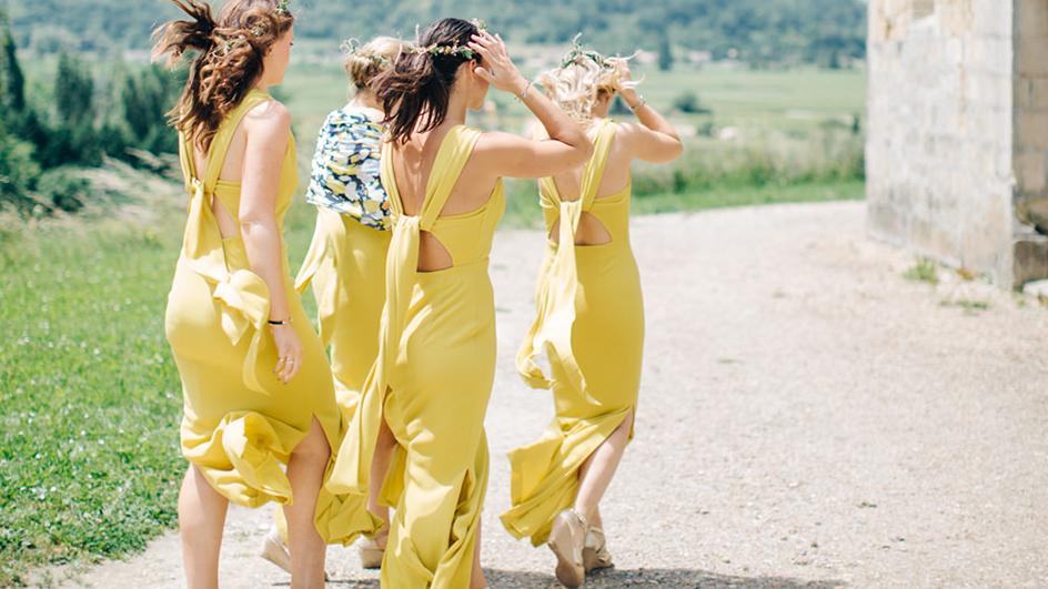 Cool contemporary Whistle bridesmaids - Sabina Motasem