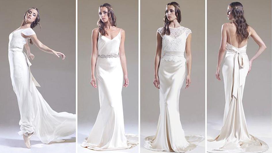 'Elegant-meets-sexy' slip-style dressing for bridal - Sabina Motasem