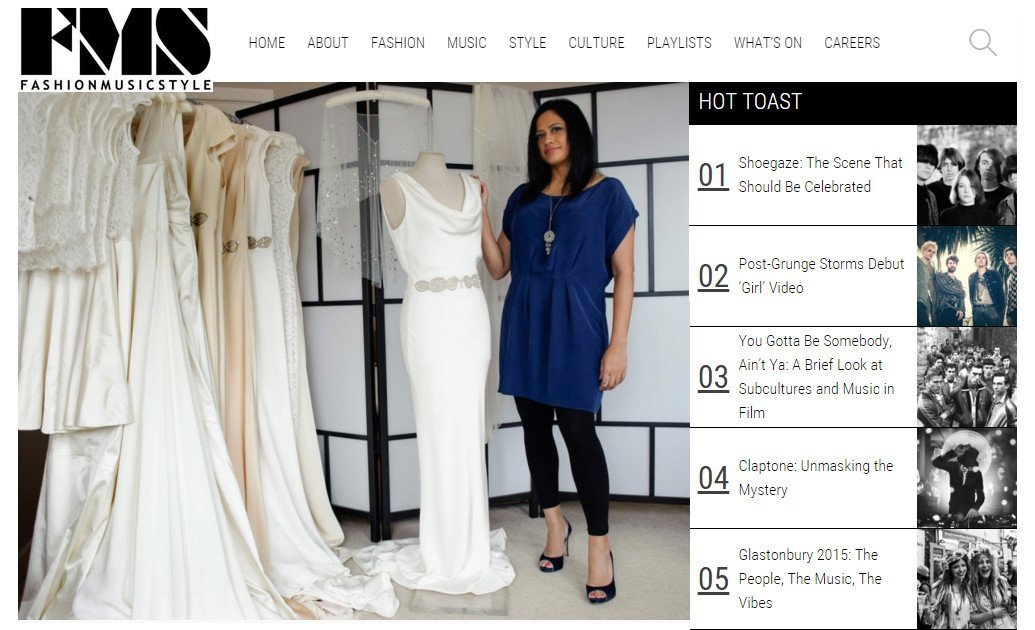 Fashion Music Style Magazine interview - Sabina Motasem