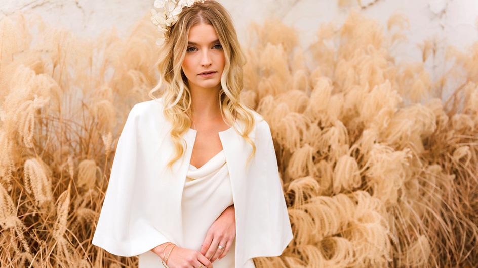 Helena dress featured on Wedding Chicks blog! - Sabina Motasem