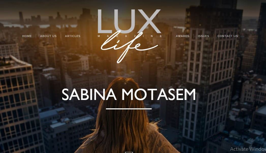 Here's some of the awards we've won... - Sabina Motasem