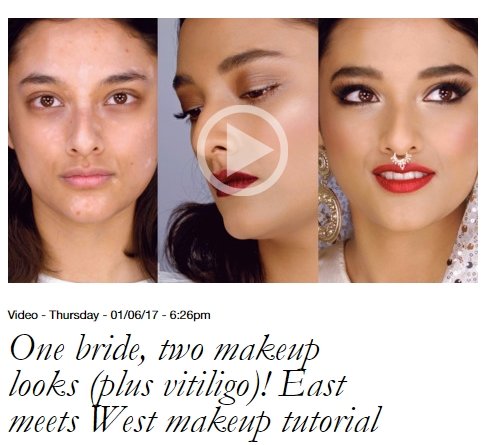 Lisa Eldridge Does Non-Traditional Bridal Make-up - Sabina Motasem