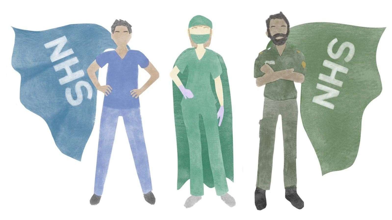 Making scrubs for the NHS - Sabina Motasem