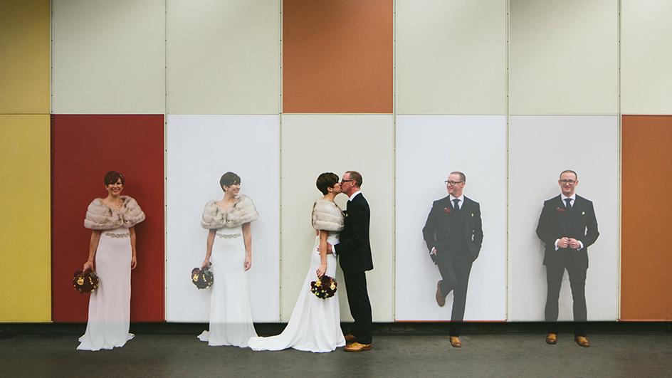 Real bride: Emma and Rod's chic navy and gold inspired London wedding - Sabina Motasem