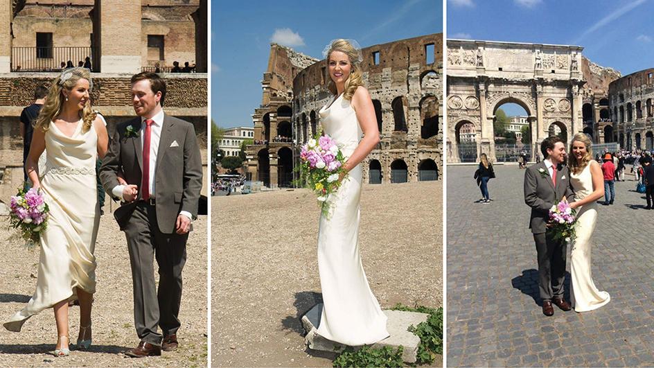 Real bride interview - Sinead & Piarasj Rome wedding - Sabina Motasem