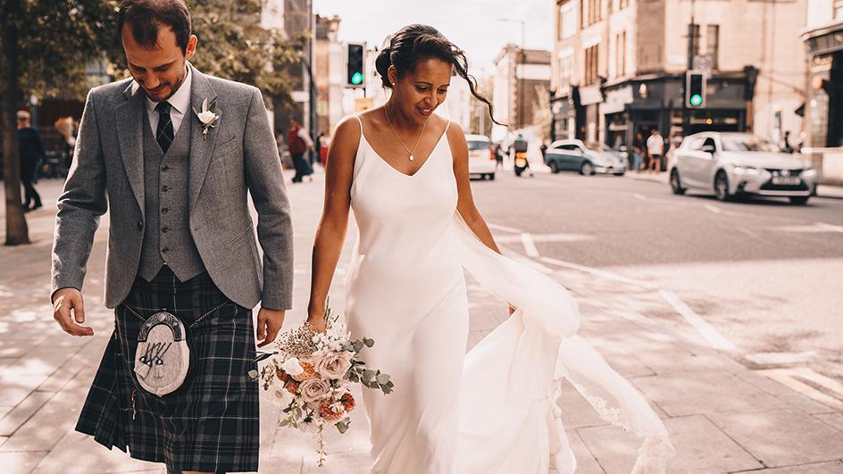 Real bride: Lizzie marries her sweetheart in a super chic East end London wedding - Sabina Motasem