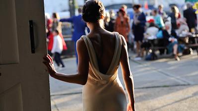 Real bride: Rosie wears our classic Josephine dress in a stylish east-end wedding - Sabina Motasem