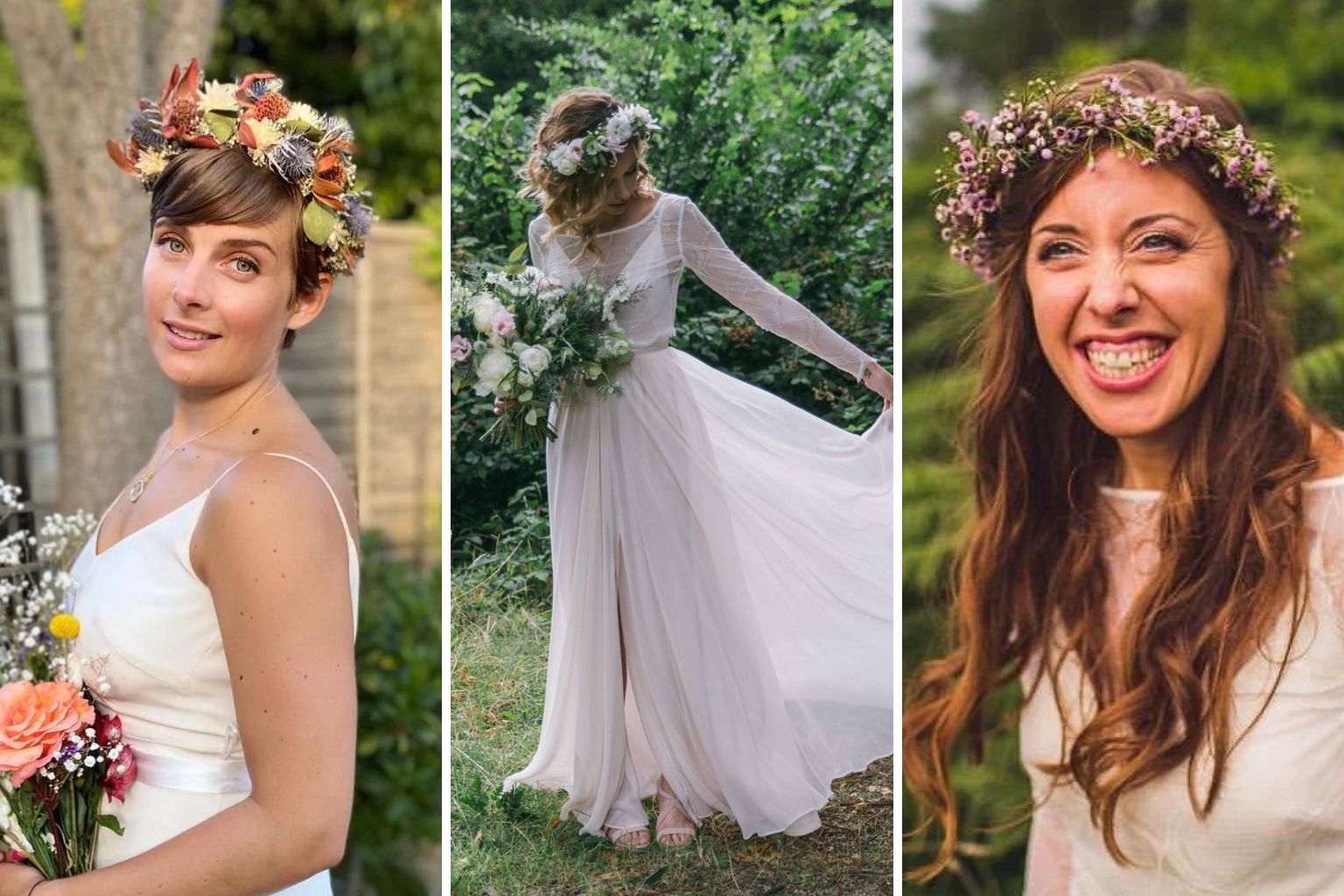 Wedding hair flowers: Big day floral hair accessories - Sabina Motasem