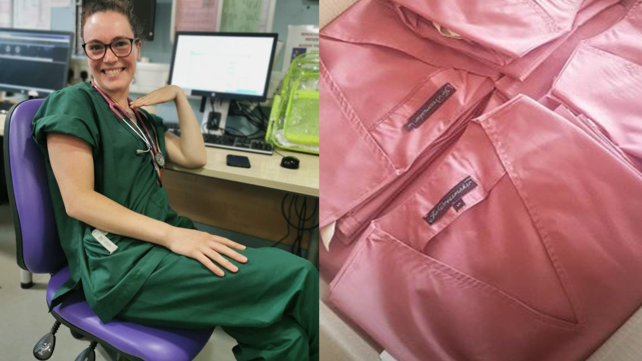 We've delivered 678 scrubs, 620 scrubs to go... - Sabina Motasem