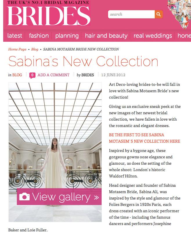 Brides Magazine - Sabina Motasem