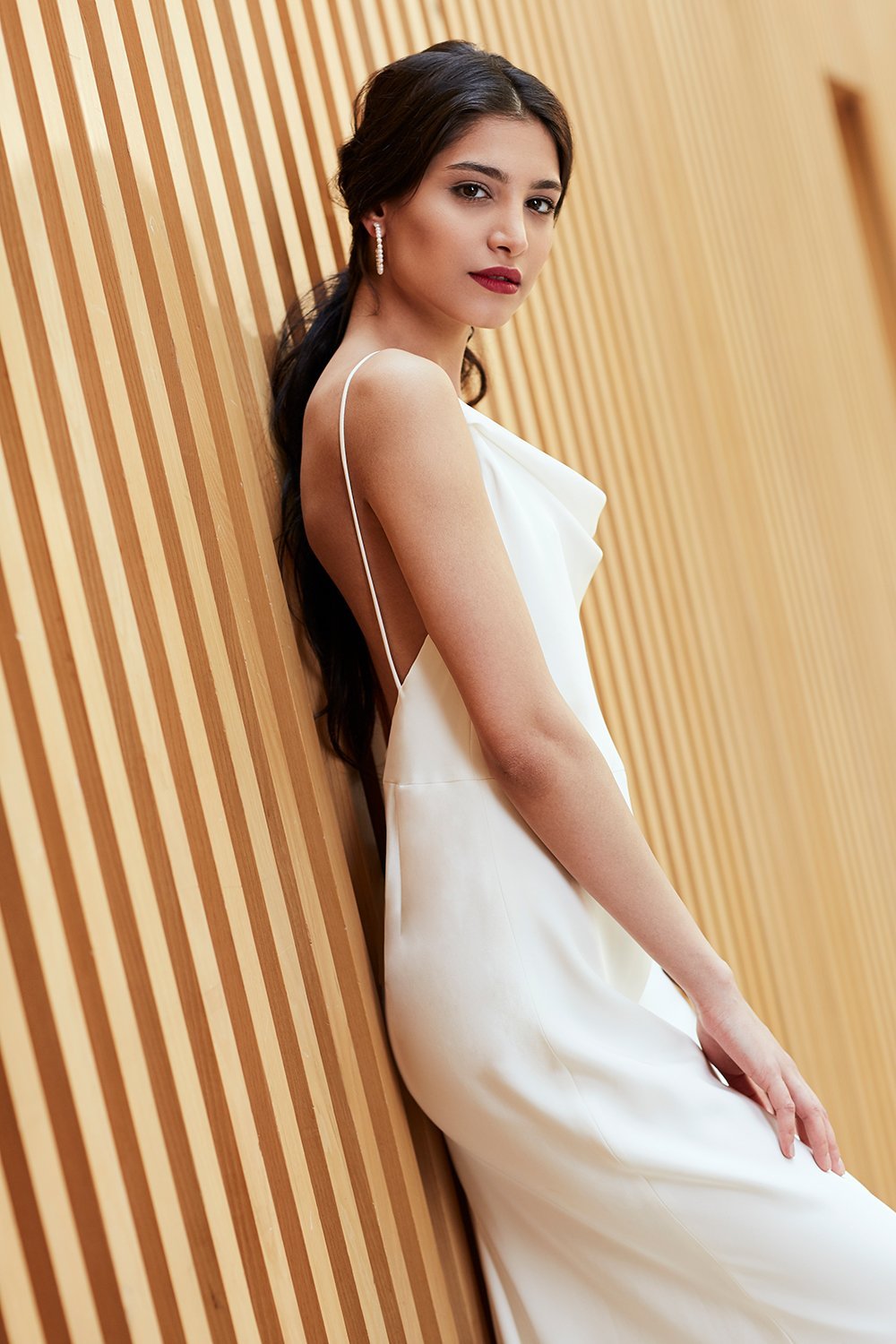 Helena Crepe dress - Sabina Motasem