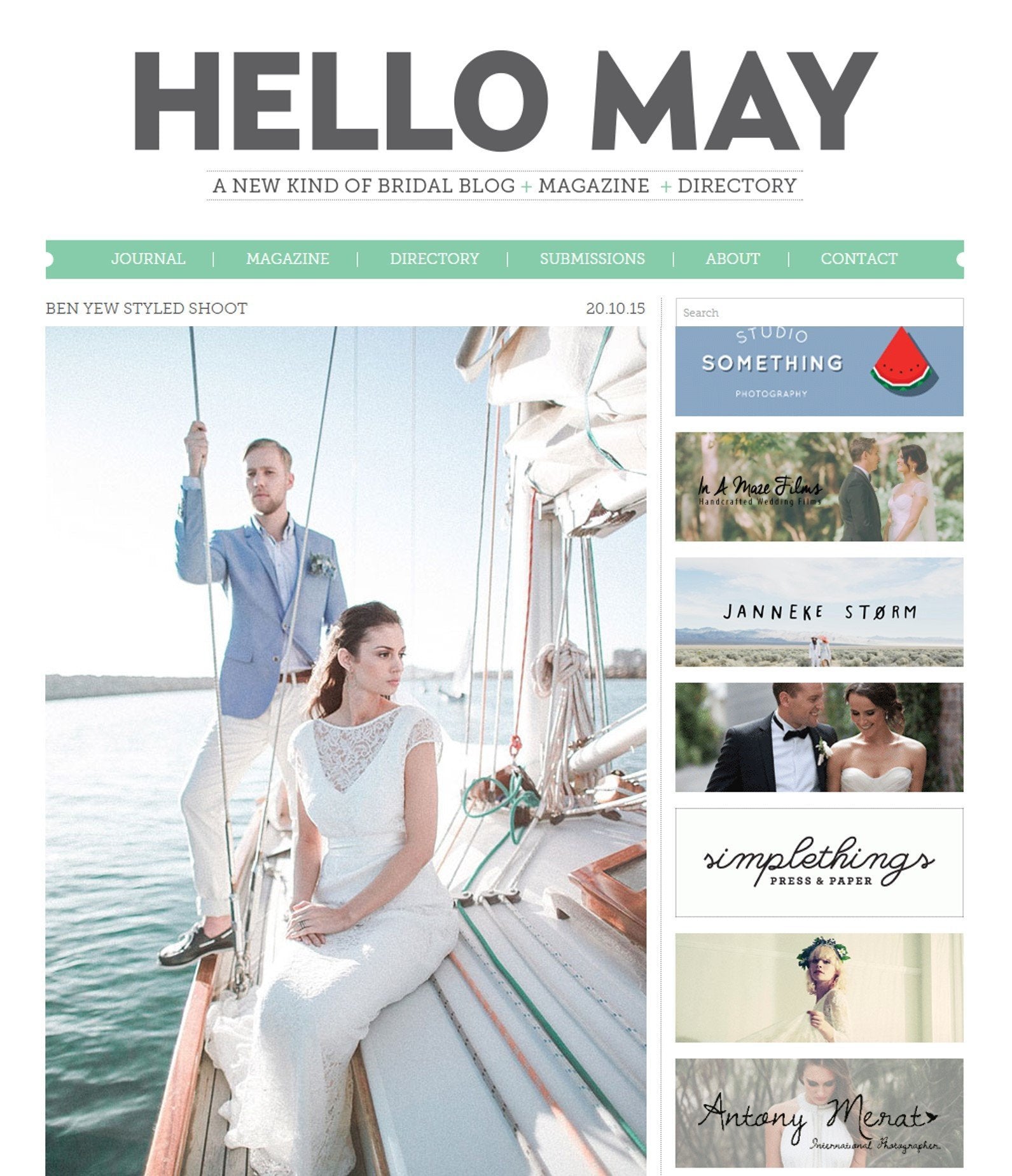 Hello Magazine - Sabina Motasem