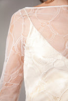 Lucille tulle over-skirt with Misty lace bodice over Elsa - Sabina Motasem