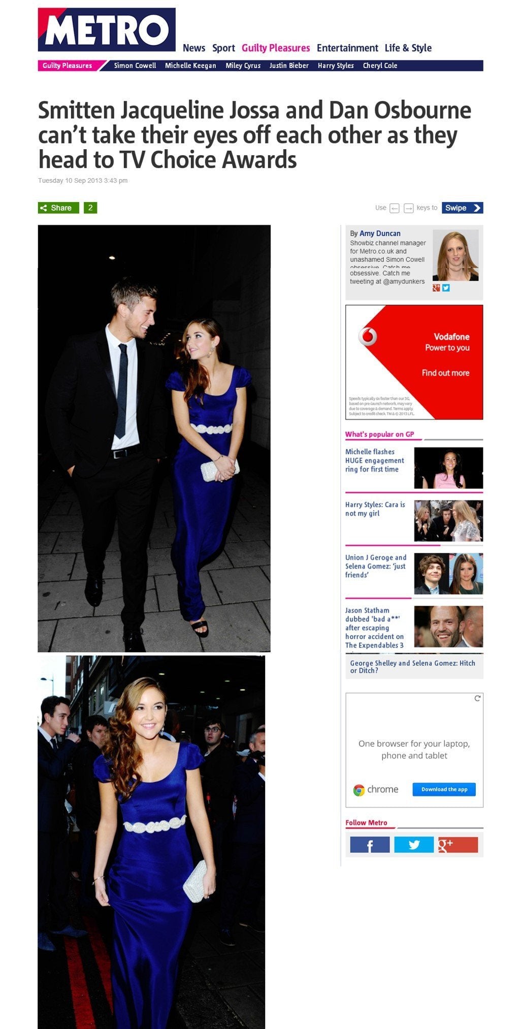 Metro newspaper - Sabina Motasem