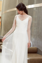 Olive Tulle Dress - Sabina Motasem