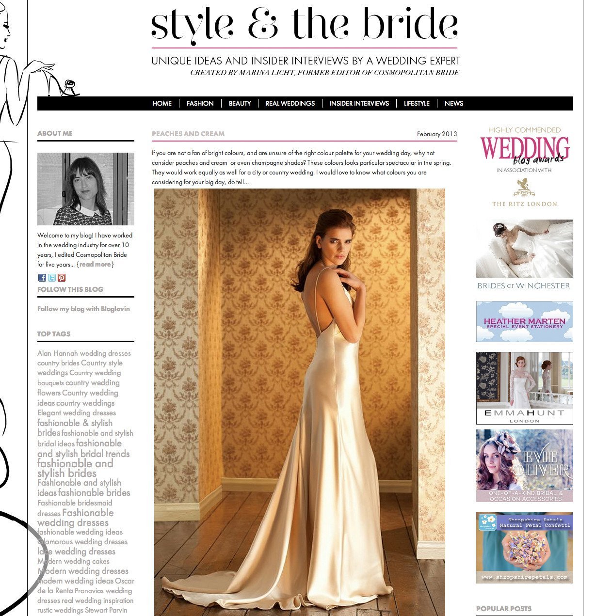 Style and the Bride - Sabina Motasem