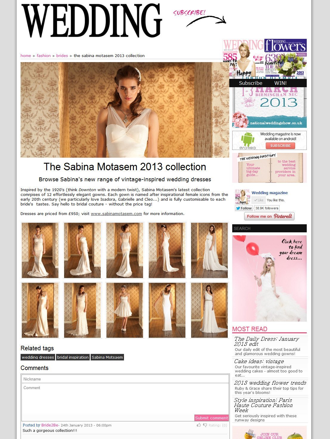 Wedding Magazine Online - Sabina Motasem