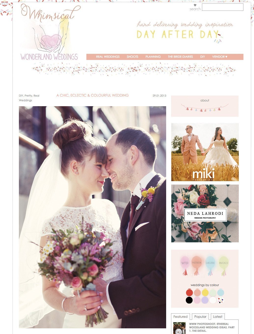 Whimsical Wonderland Weddings - Sabina Motasem